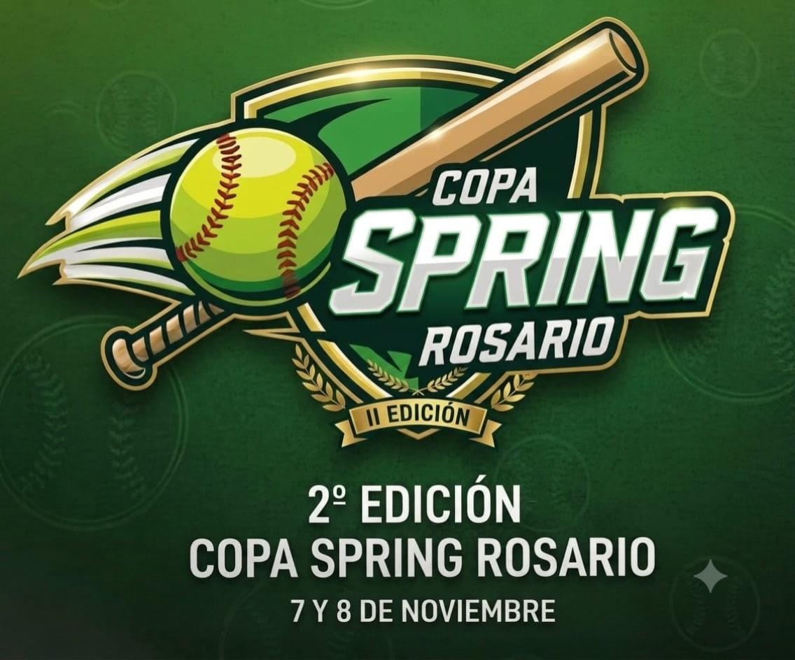 Copa Spring Rosario 2026: sóftbol el 7 y 8 de noviembre