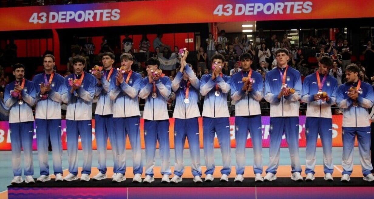 Argentina, plata en vóley ante Chile en Santa Fe