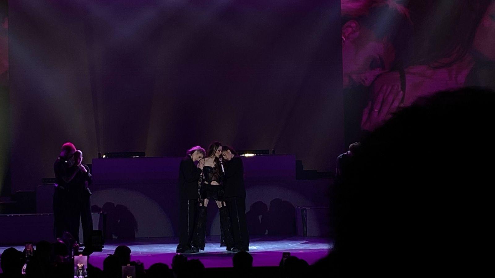 Lali y Tini cantaron juntas en River